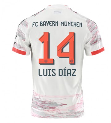 Bayern Munich Luis Diaz #14 Udebanetrøje 2025-26 Kortærmet